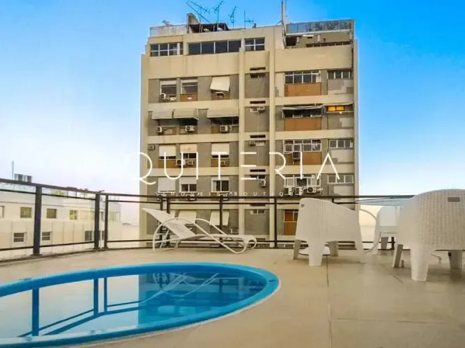 ALUGUEL APARTAMENTO DECORADO EM IPANEMA NA RUA PRUDENTE DE MORAIS, PISCINA, 2 SUITES, 1 VA