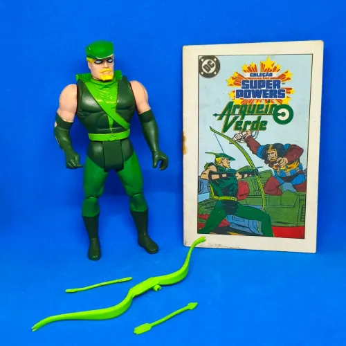 Boneco arqueiro verde super powers
