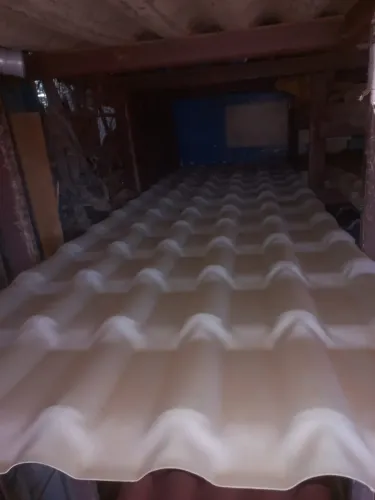 telha pvc plan cor concreto 2,42x88  79,90 a vista 