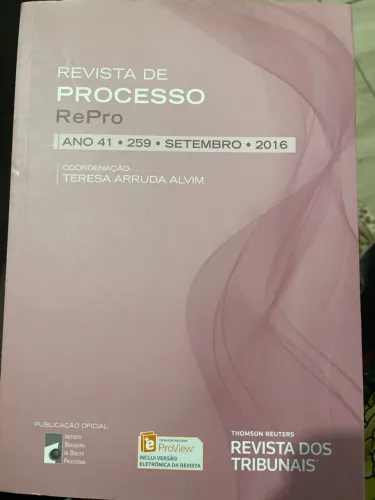 Revista de Processo RePro - Ano 41 - Nº 259 - Setembro 2016