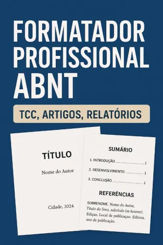 Trabalhos acadêmicos, laudos técnicos para empresas formato ABNT