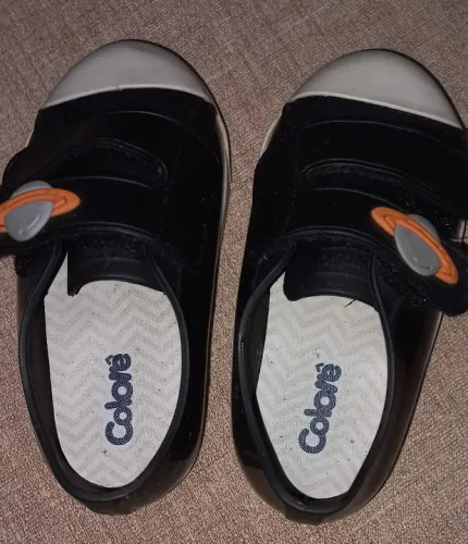 Tênis Infantil Colore Pimpolho - Preto - Tamanho 22