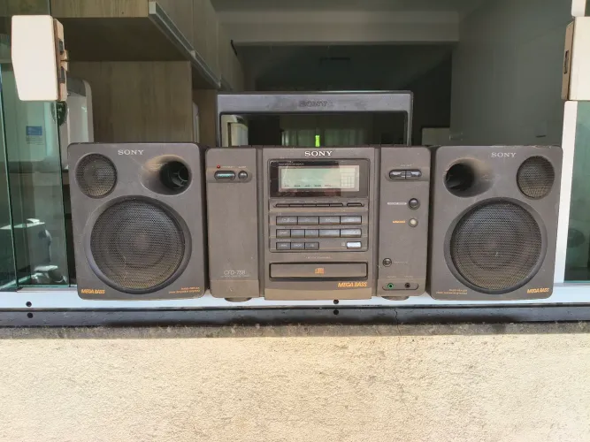 Rádio boombox Sony