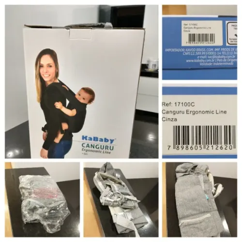 Canguru Ergonomic Line Kababy Cinza