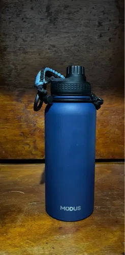 Garrafa Térmica MODUS Azul - Academia e Exercícios