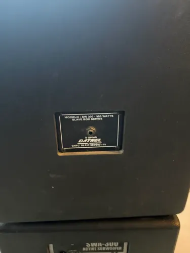 Combo Subwoofer 12" Datrel 300W RMS - Ativa (SWA-300) + Passiva (SW-300)
