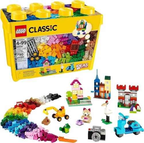 Classic Caixa Grande De Peças Criativas Brick Box Sem Cor Especificada 790 peças Original