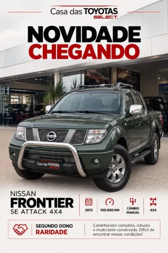 Nissan Frontier SE Attack CD 4X4 2.5 TB Diesel 2013