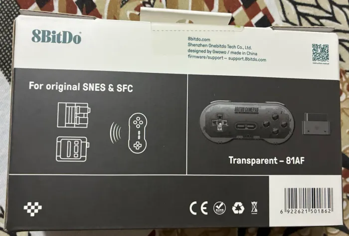 Controle 8BitDo SN30 - Novo e Lacrado