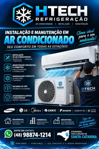Manutenção e instalação de ar condicionado
