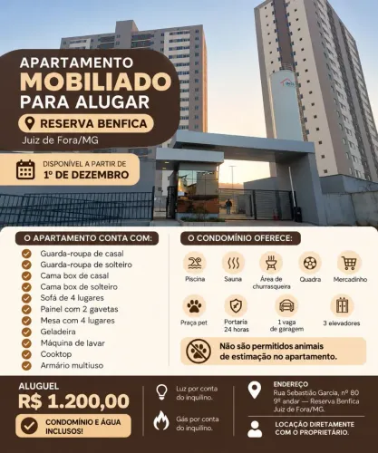 Aluga-se Apartamento no Reserva Benfica