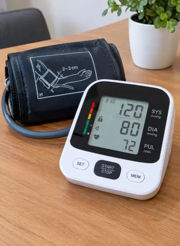 Aparelho Medidor de Pressão Digital de Braço - Monitor de Pressão Arterial