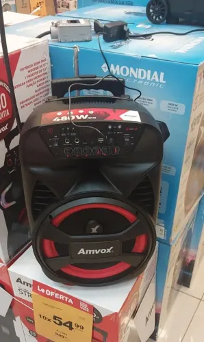 Amvox 480 RMS Som Automotivo
