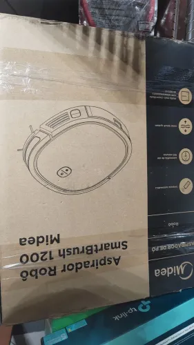 Robô aspirador Midea 400w 110/220v com base automático de carregamento 