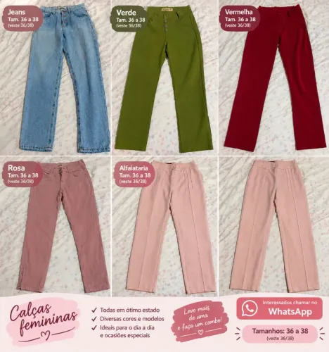 Vendendo essas 5 calças