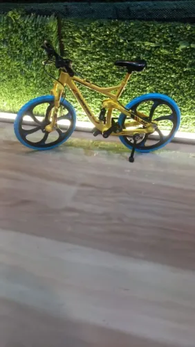 Miniatura De Bicicleta Mountain Bike Amarela nova!