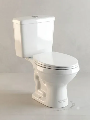 Vaso Sanitário com Caixa Acoplada Santamarina - Completo e Impecável!