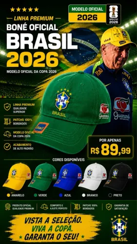 Boné do Brasil oficial