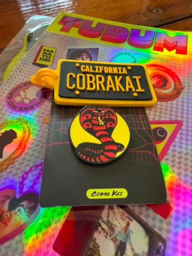Itens originais Cobra Kai TUDUM Netflix