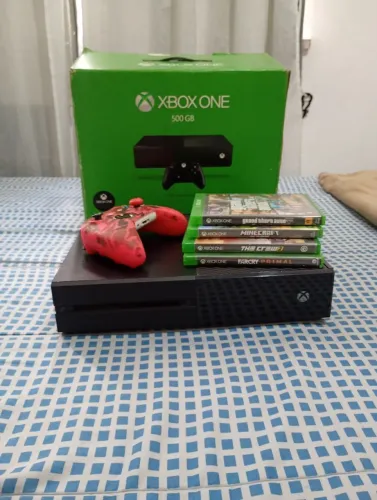 Xbox one fat sem fonte único dono funcionando normal 
