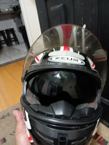 Capacete de moto 2 viseiras