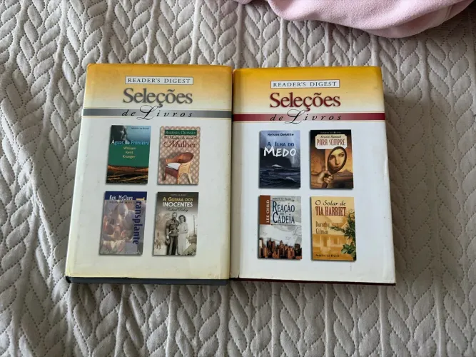 Lote 2 Livros Seleções Reader's Digest - Antigos