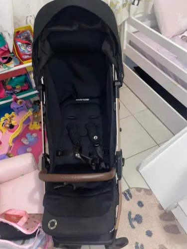 Carrinho de Bebê Maxi-Cosi, Eva³, Essential Black Champagne.