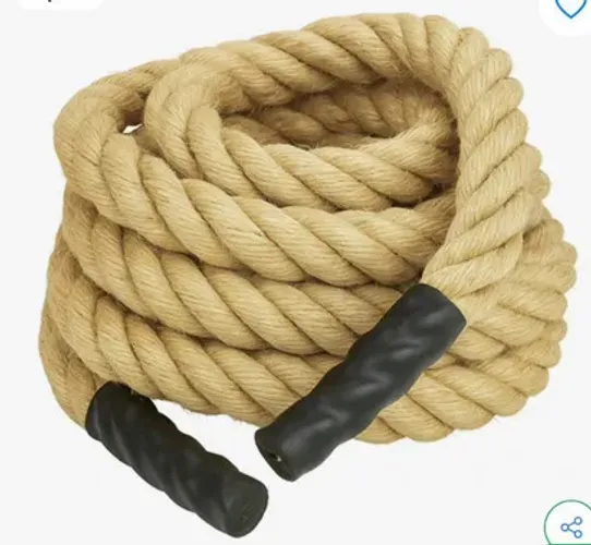 Rolo Corda Sisal 32mm 5 Metros Forte Náutica E Uso Geral