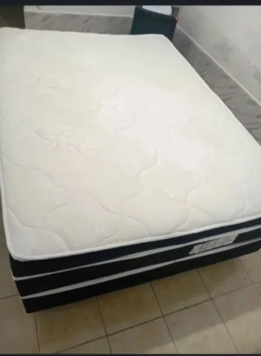 Cama box de casal conjugada nova 