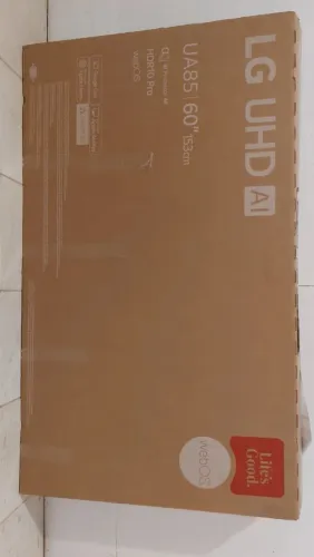TV LG 60' NA CAIXA COM GARANTIA ESTENDIDA BEMOL NOTA FISCAL COMPLETA .