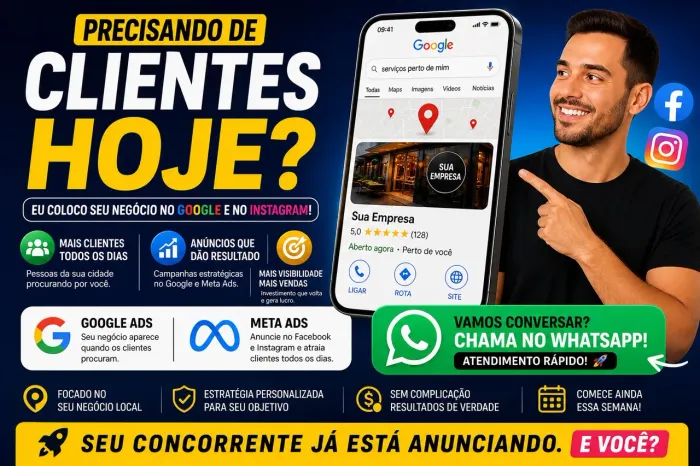 Tráfego Pago para Negócios Locais | Mais Clientes com Google e Meta Ads