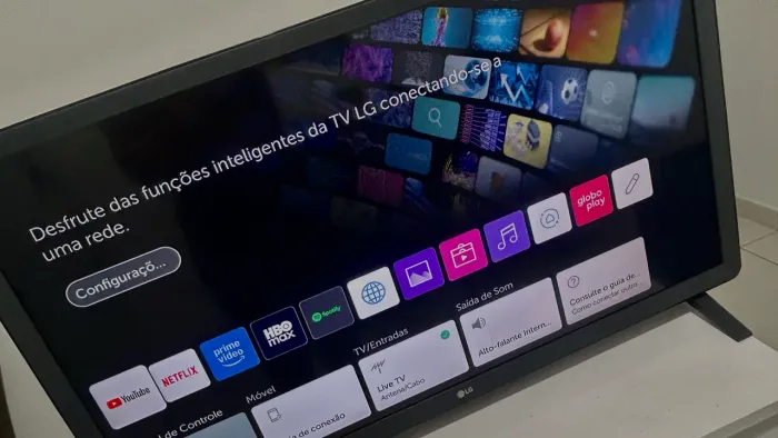 Smart TV LG 32 Modelo 32LM625BPSB - WebOS, Wi-Fi e Controle Remoto 
