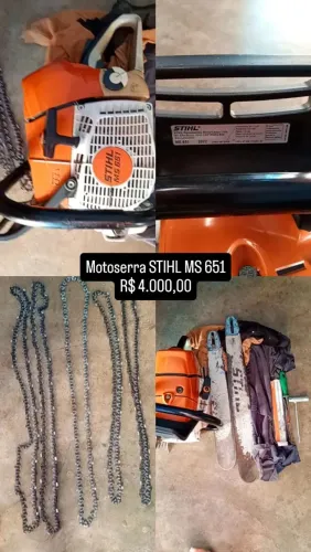 Motoserra em ótimo estado de conservação 