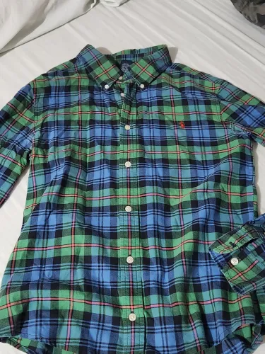Camisa xadrez Polo Ralph Loren (tam 18/20)