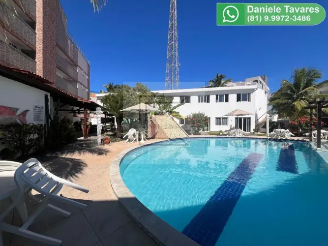 Flat Mobiliado com 2 Quartos em Porto de Galinhas Próximo ao Mar e ao Centro