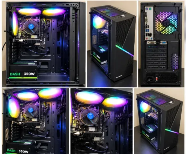 PC i3 10ª Geração 8GB DDR4 + NVMe 512GB + GT 710 + RGB
