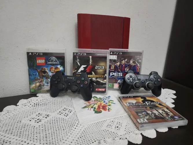 Ps3 super slim vermelho