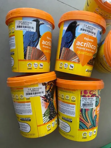 Rejunte Acrílico Weber Quartzolit 1kg - Cinza Ártico