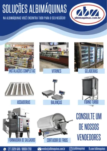 MONTE SEU SUPERMERCADO, PADARIA,AÇOUGUE COMPLETO - CHAVE NA MÃO! ALBIMAQUINAS