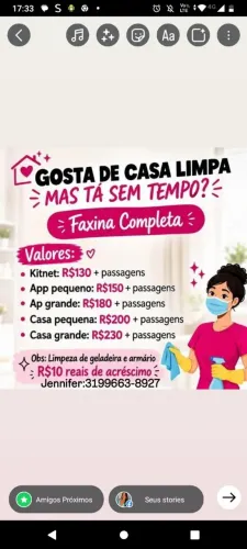 Faço faxina contagem, Betim e região