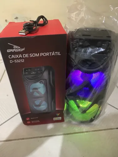Caixa de som nova oportunidade