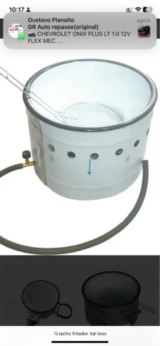 Tacho fritador a gás 6 litros novo (queima de estoque)