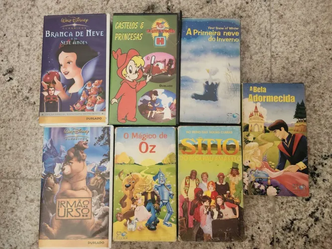Lote Fitas VHS Desenho
