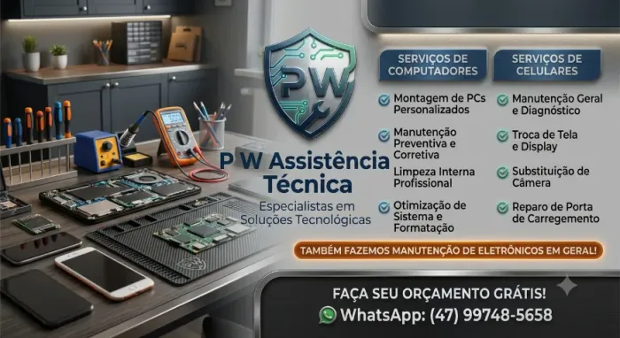 Manutenção de Celular e Computadores