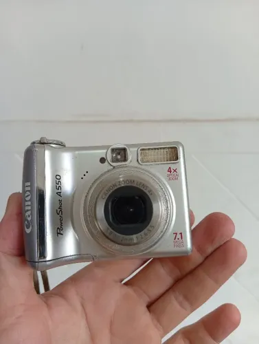 Camera Canon powershot A550 7mp funcionando perfeitamente
