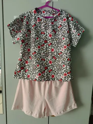 Pijama infantil de calor, várias estampas e tamanhos (01 ao 16), Novos e 100% Algodão. 