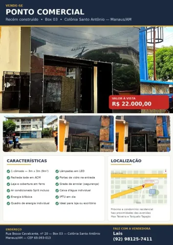 vende-se box