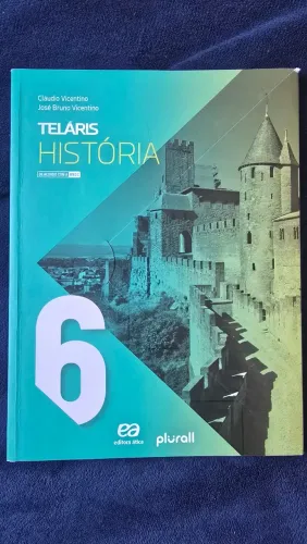 Livro Telaris História 6º Ano E.Fundamental II - Excelente conteúdo - Semi Novo!