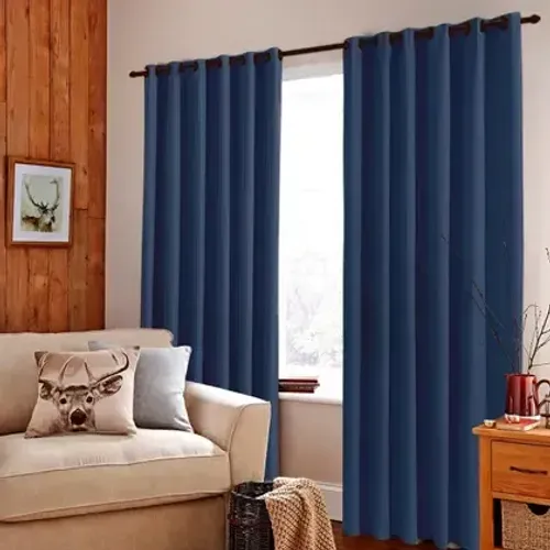 Cortina Blackout Azul Marinho 2,70 x 1,80 - Ideal Para Janela Grande
