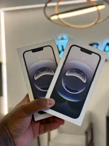 iPhone 16e Branco ou Preto 128GB Lacrado - Loja Fisica
